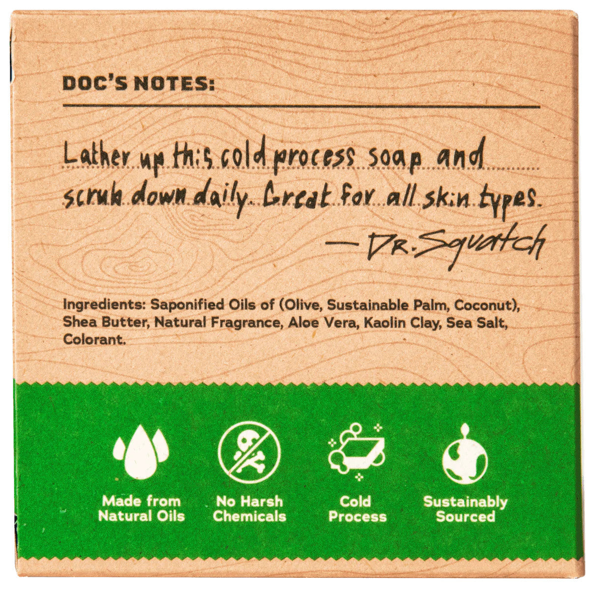Dr. Squatch Cool Fresh Aloe Soap Bar