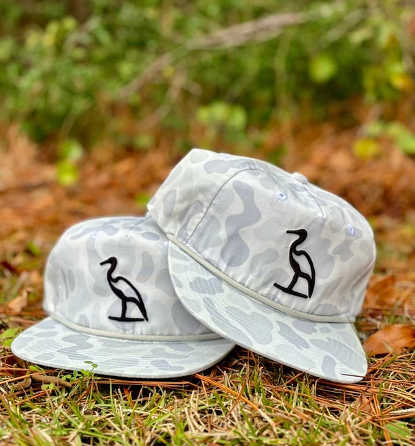 Dirty Marsh Men's Heron Embroidered Rope Hat - Sneaux