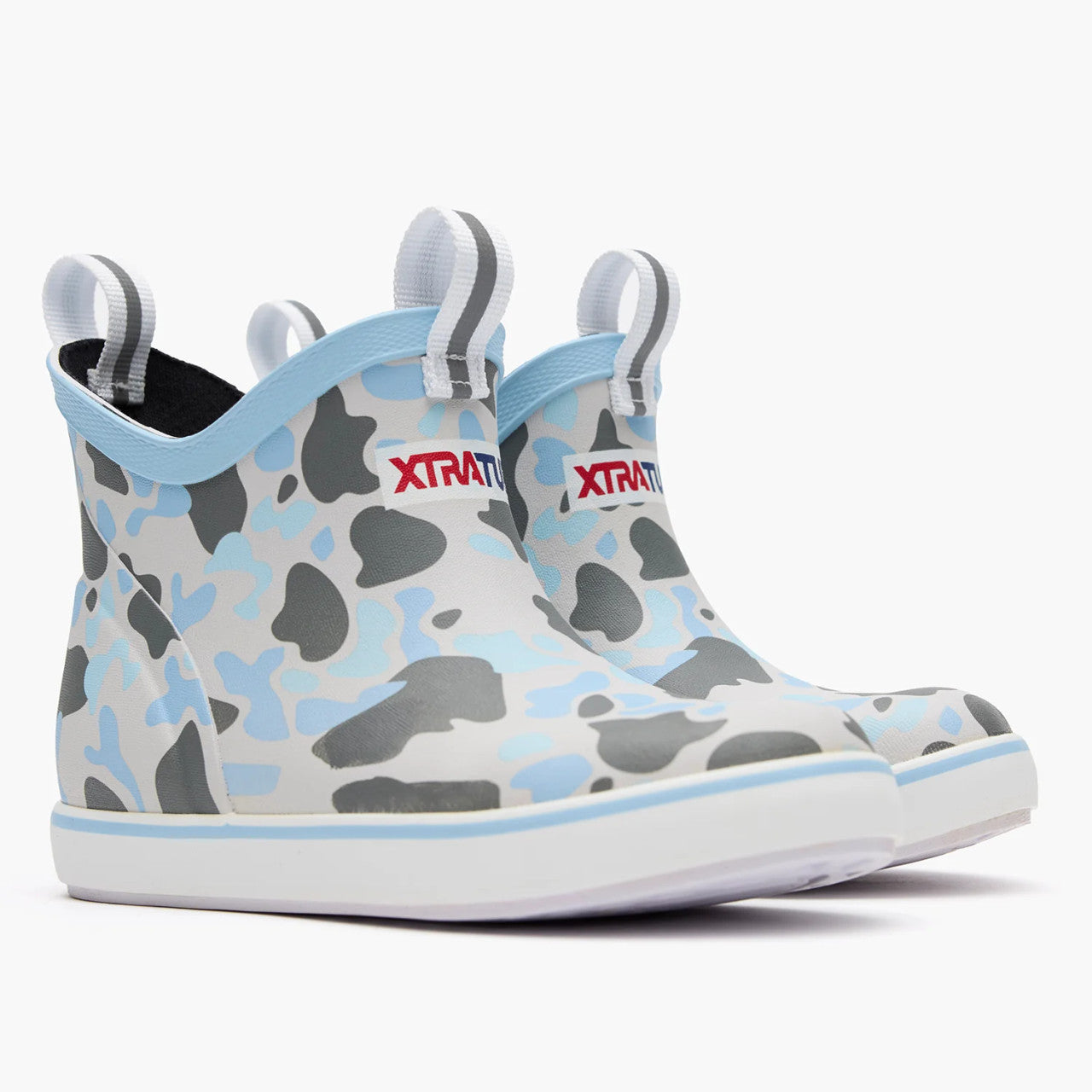 XTRATUF Youth Boys Ankle Deck Boot - Ice Duck Camo