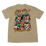Old Row Men's The Party Animals Tee - Khaki