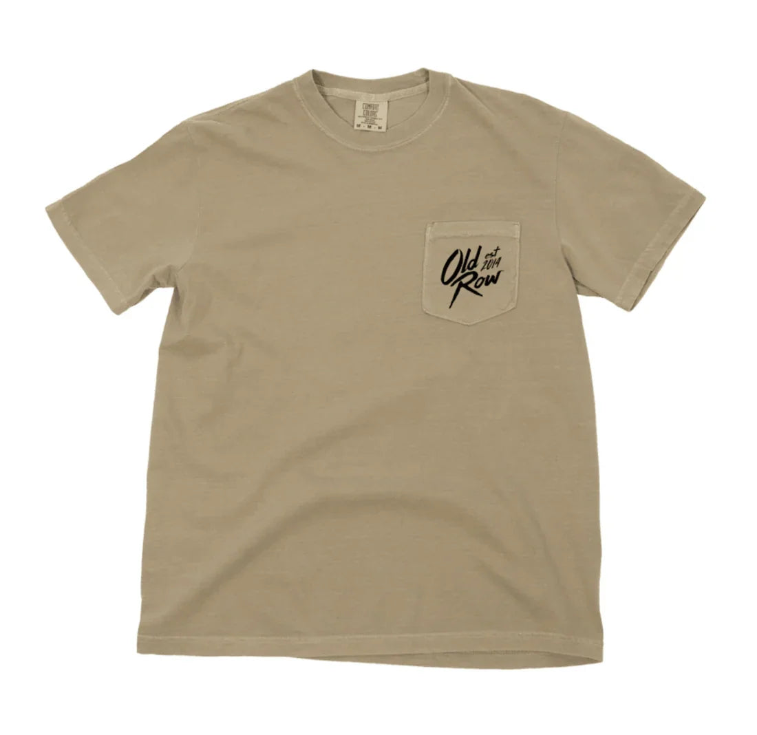 Old Row Men's The Party Animals Tee - Khaki