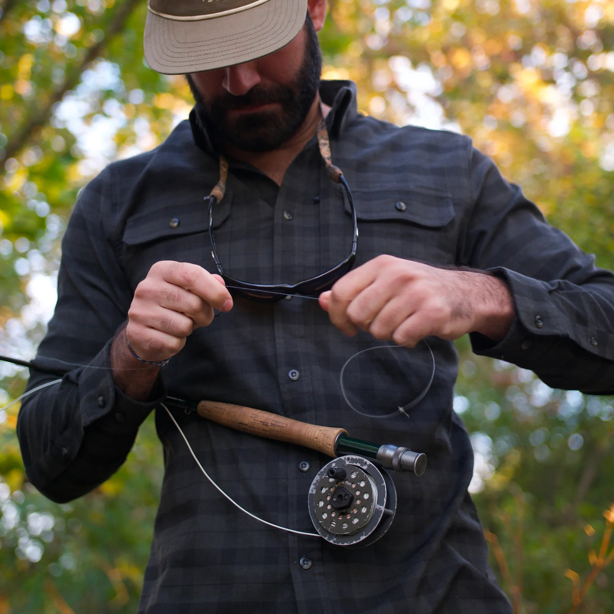 Poncho Men's The Black Canyon Performance Flannel