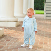 Trotter Street Kids Infant Boys Jospeh Romper - Light Blue