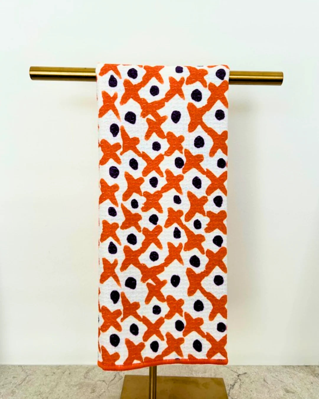 Keva Tiger in Orange Game Day Tea Towel