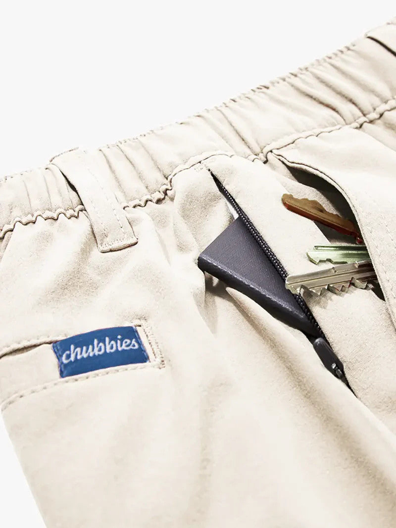 Chubbies The Khakinators Performance Short - Light Khaki 6"