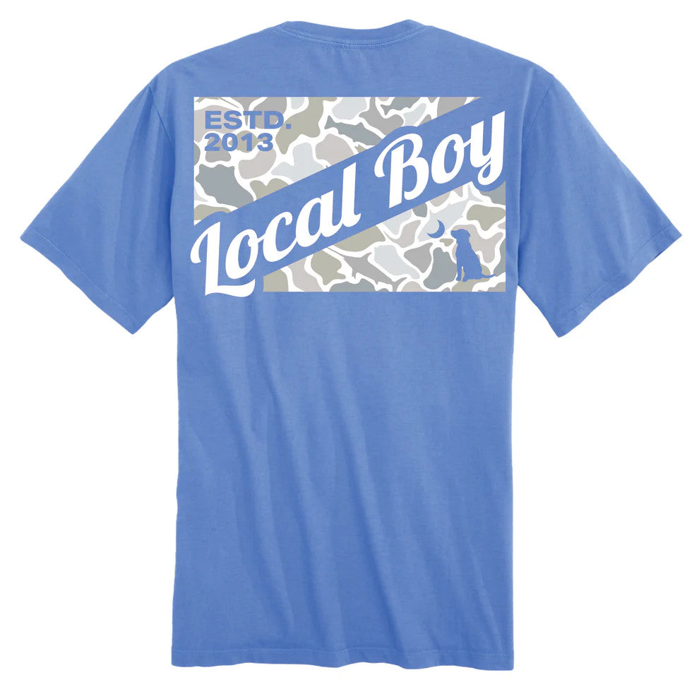 Local Boy Men's Camo Flag Saltwater T-Shirt