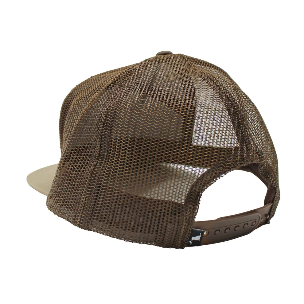 Local Boy Men's Butcher Patch 7 Panel Hat - Light Brown/Brown