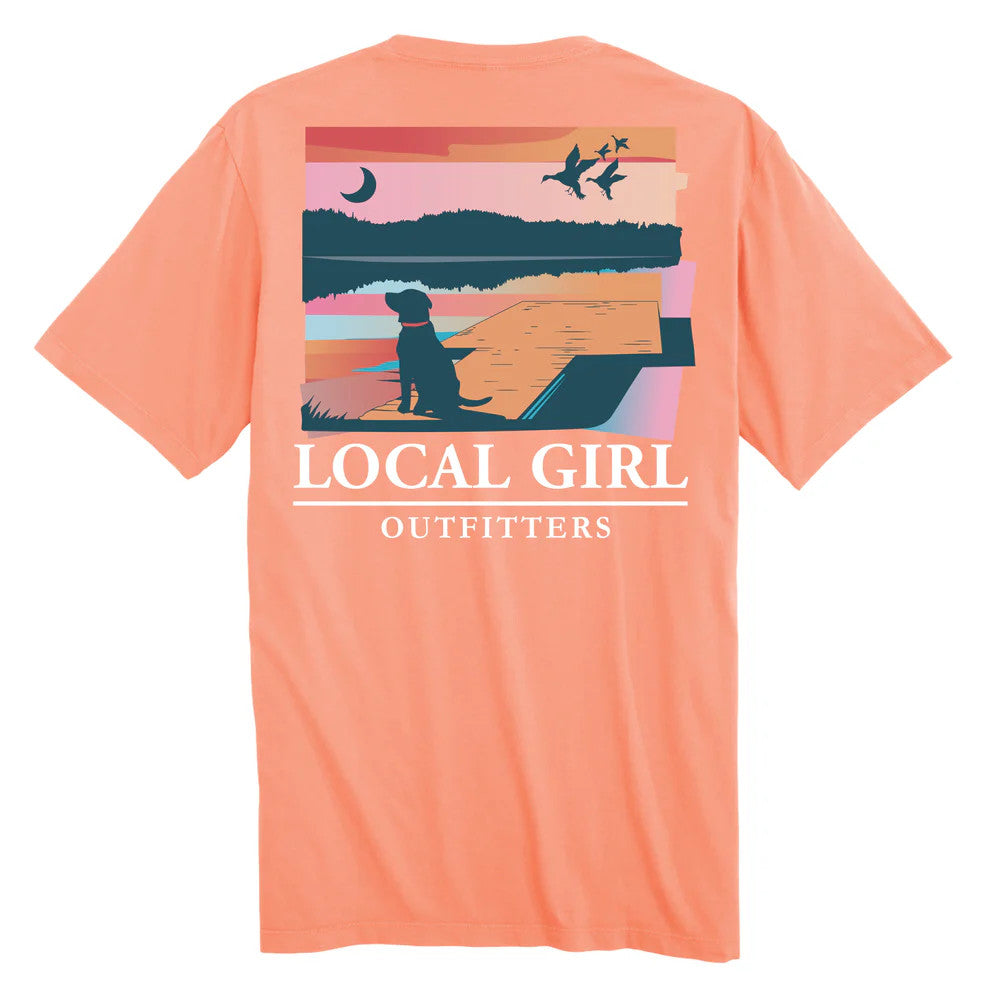 Local Girl Women's Lab on Dock Tee