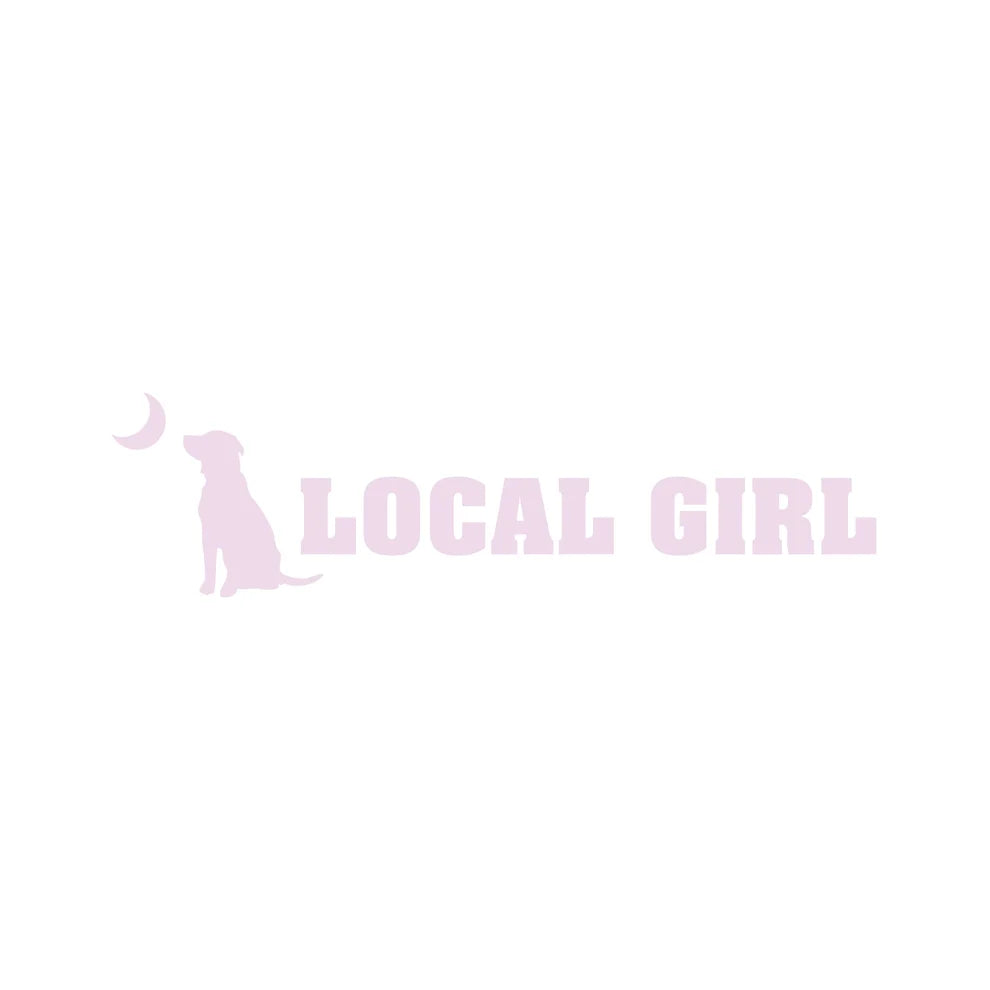 Local Girl Logo Decal - Pink