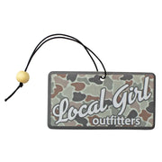 Local Girl Dog & Moon Air Freshener - Forest Camo Flora