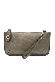 Joy Susan Mini Crossbody Wristlet - Metallic Dark Chrome