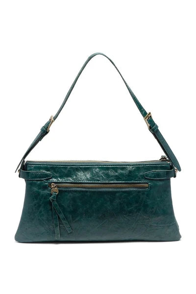 Joy Susan Eve Trapeze Shoulder Bag - Dark Teal