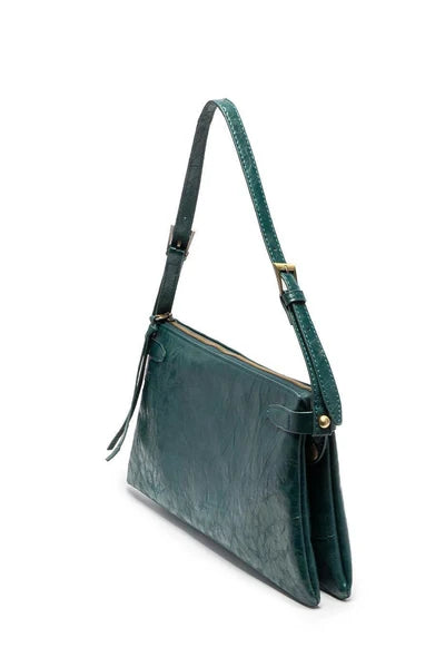 Joy Susan Eve Trapeze Shoulder Bag - Dark Teal