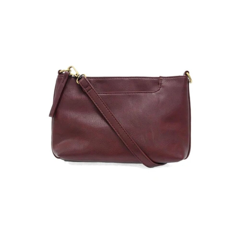 Joy Susan Lovey Top Zip Crossbody - Blackberry