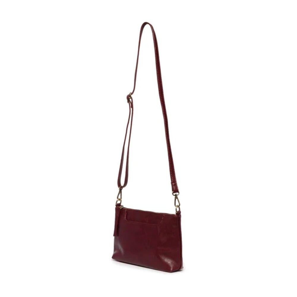 Joy Susan Lovey Top Zip Crossbody - Blackberry