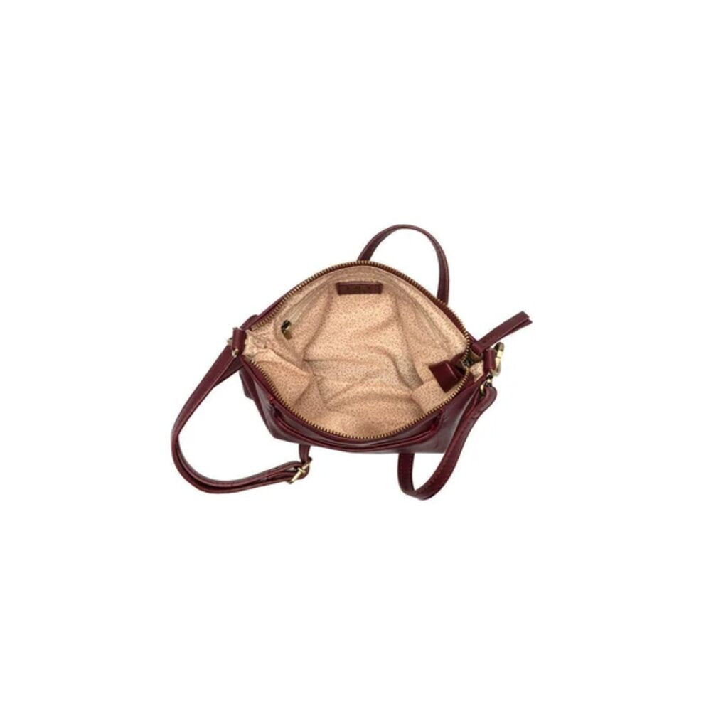 Joy Susan Lovey Top Zip Crossbody - Blackberry