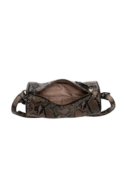 Joy Susan Vixen Convertible Barrel Crossbody - Python