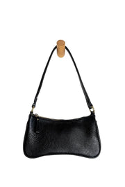 Joy Susan Nicolette Curved Topzip Shoulder/ Crossbody - Black