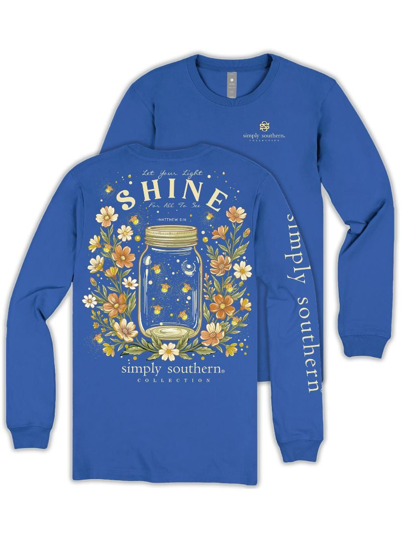 Simply Southern Youth Girls Long Sleeve Light T-Shirt - Bali