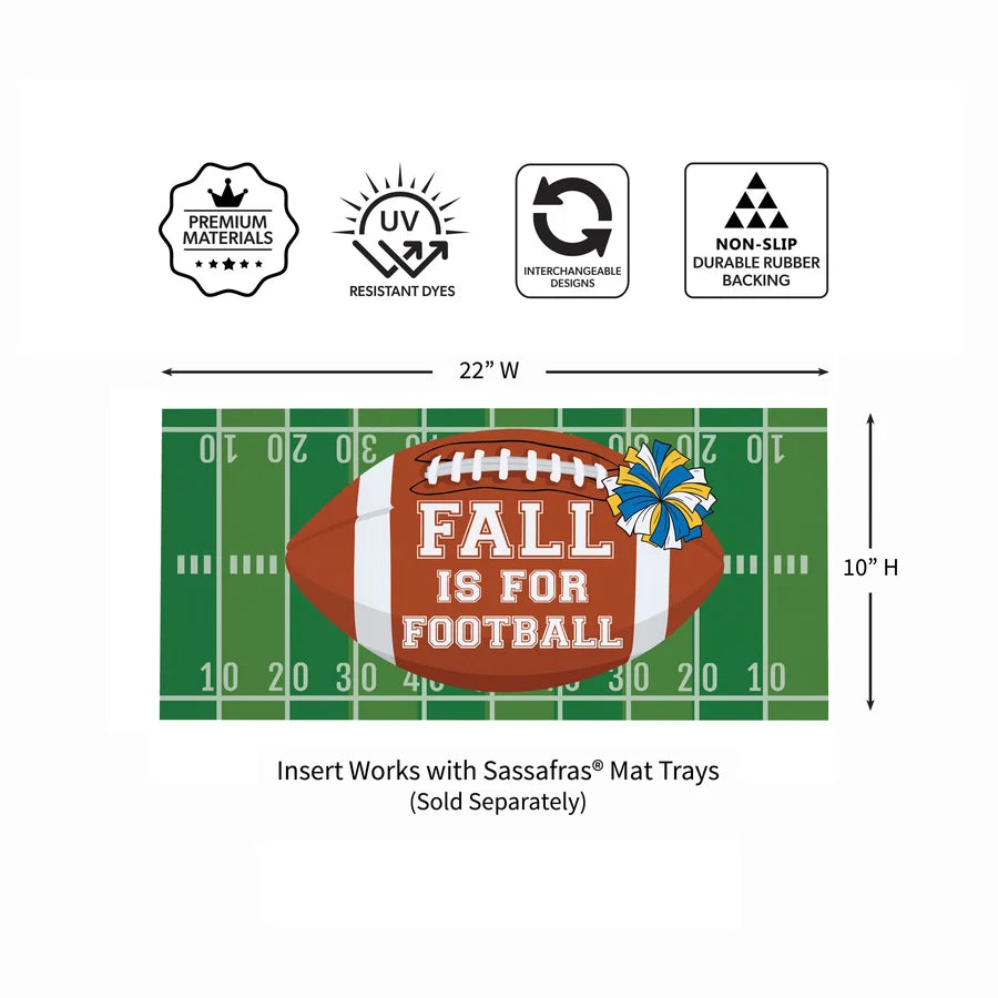 Evergreen Fall Football Sassafras Switch Mat