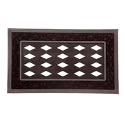 Evergreen Black Scroll Sassafras Switch Mat Tray - 30" x 18"