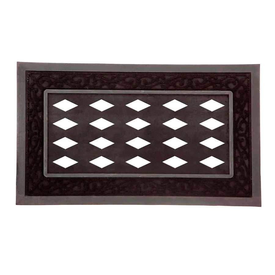 Evergreen Black Scroll Sassafras Switch Mat Tray - 30" x 18"