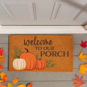 Evergreen Welcome to our Porch Coir Mat