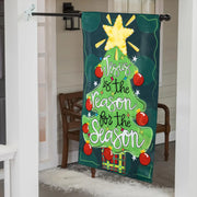 Evergreen Jesus Is The Reason Applique House Flag