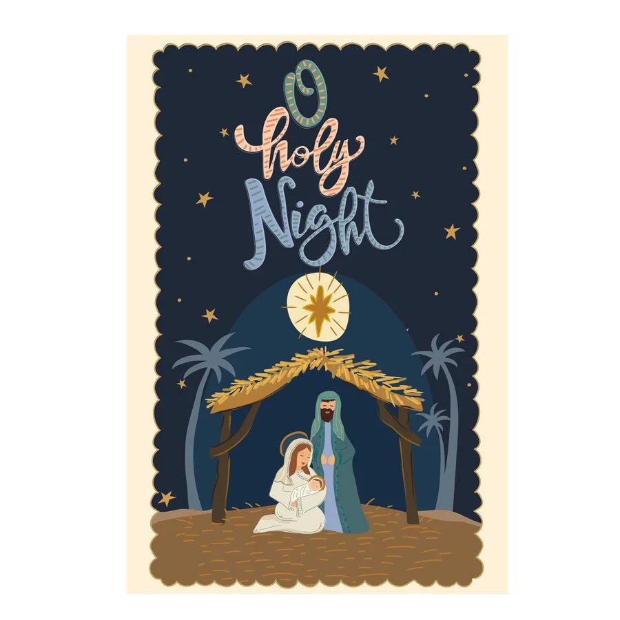 Evergreen O Holy Night Miracle Applique Garden Flag
