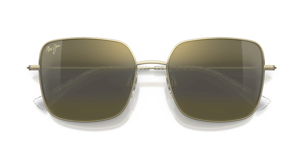 Maui Jim Lipine Polarized Sunglasses - Shiny Light Gold/HCL Bronze
