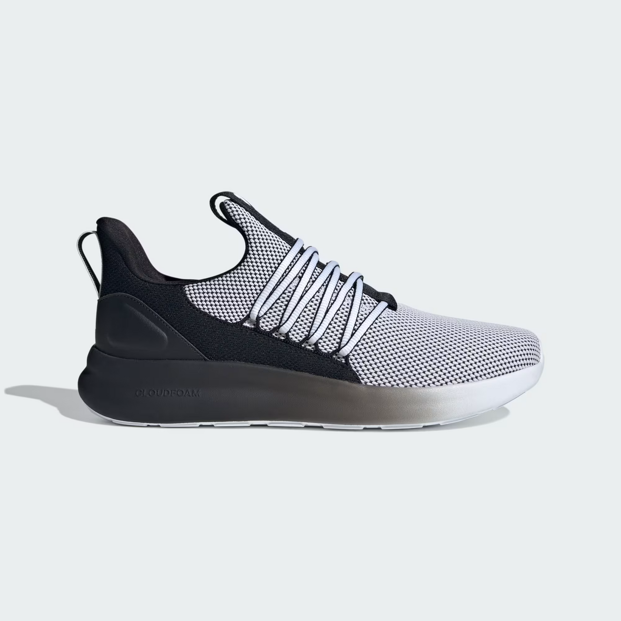 Adidas Lite Racer Adapt 7.0 Men’s Slip-On Running Shoes - Black/White