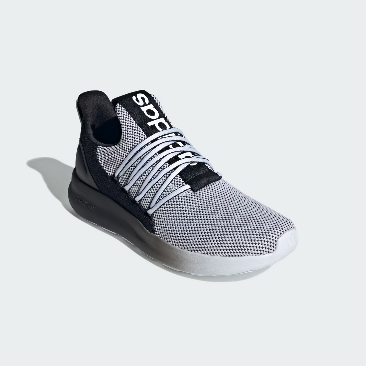 Adidas Lite Racer Adapt 7.0 Men’s Slip-On Running Shoes - Black/White
