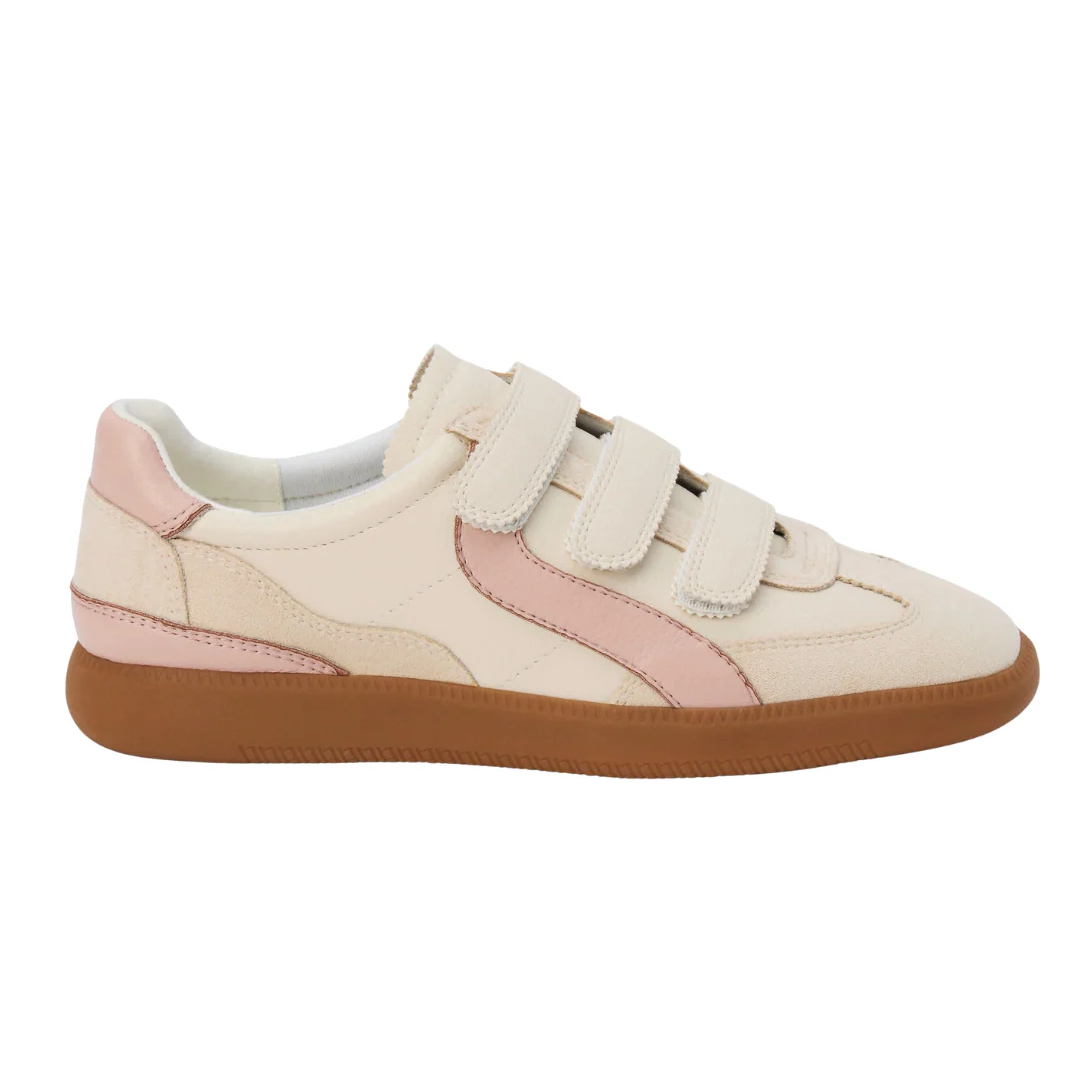 Coconuts by Matisse Lizzie Low‑Top Hook & Loop Sneaker - Natural Multi