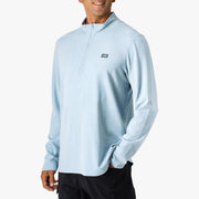 Aftco Coastal Layer 1/4 Zip - - Dusk Heather
