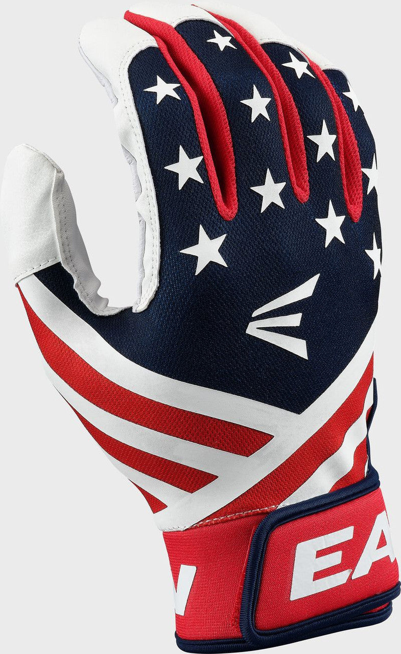 Easton Youth MAV GT Batting Gloves - USA Stars & Stripes