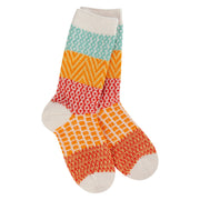 Mouse Creek Gallery Crew Socks - Wheat Size 10-13