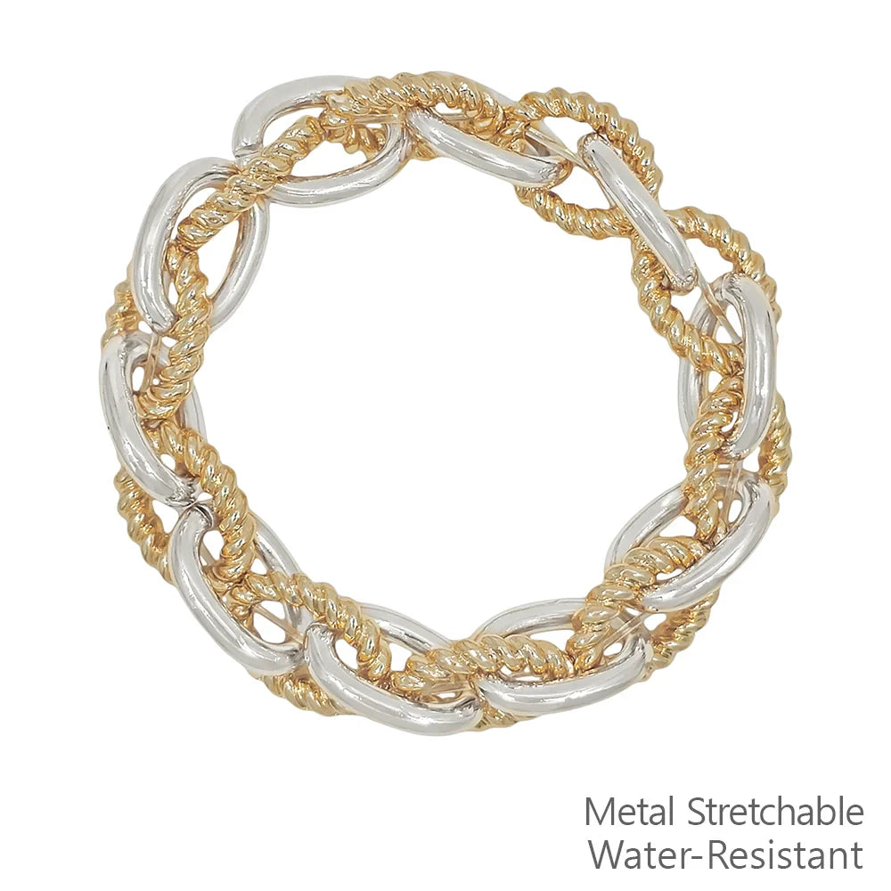 Meghan Browne Style Mila Bracelet - Gold Silver