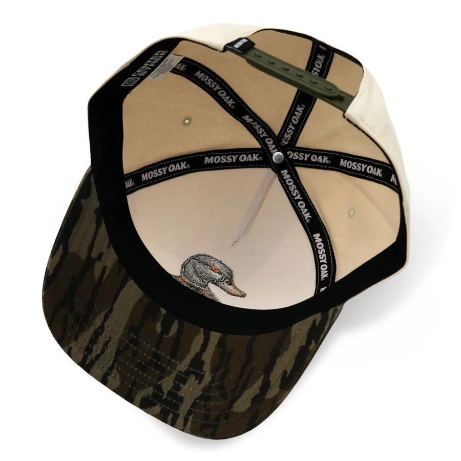 Center Stage Men's Mossy Oak Duck head Hat - Bottomland