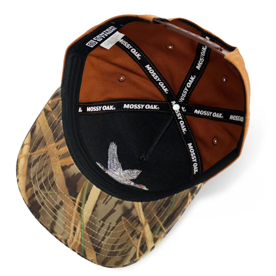 Center Stage Men's Mossy Oak Flying Duck Hat - Shadowgrass