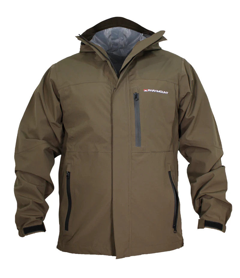 Paramount Outdoors Waterproof Breathable Rain Jacket - Stone