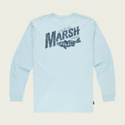 Marsh Wear Men's Sunrise Marsh Long Sleeve T-Shirt - Chambray