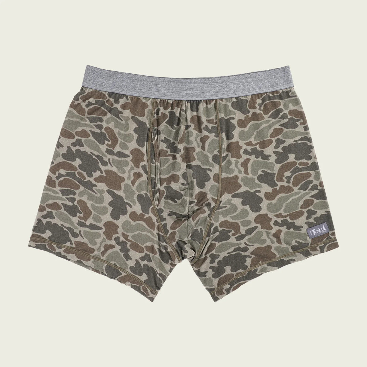 Marsh Wear Buxton Brief Boxers - Dark Green Mallard Camo