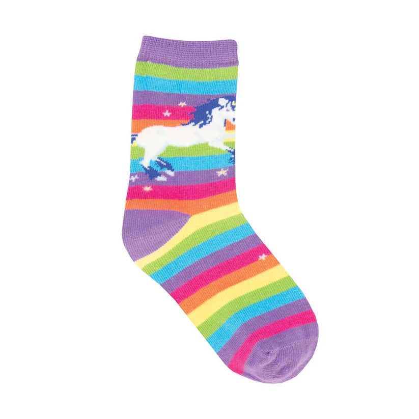 Socksmith Magical Unicorn Girls' Cotton Crew Socks