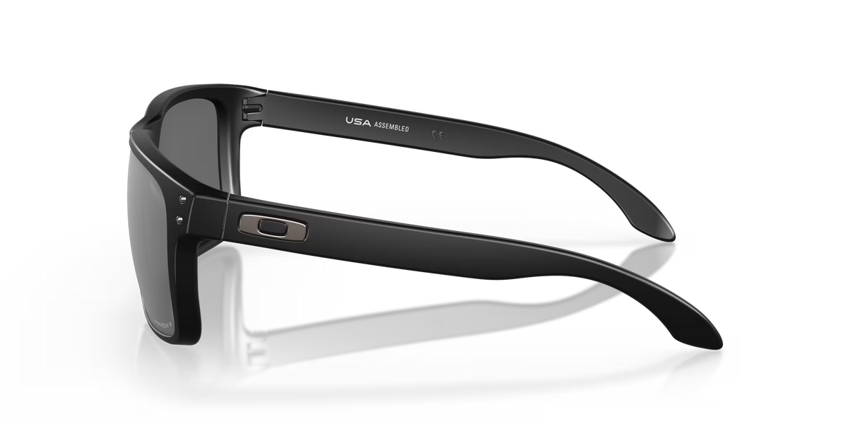 Oakley Holbrook XL Polarized Sunglasses - Matte Black/Prizm Black