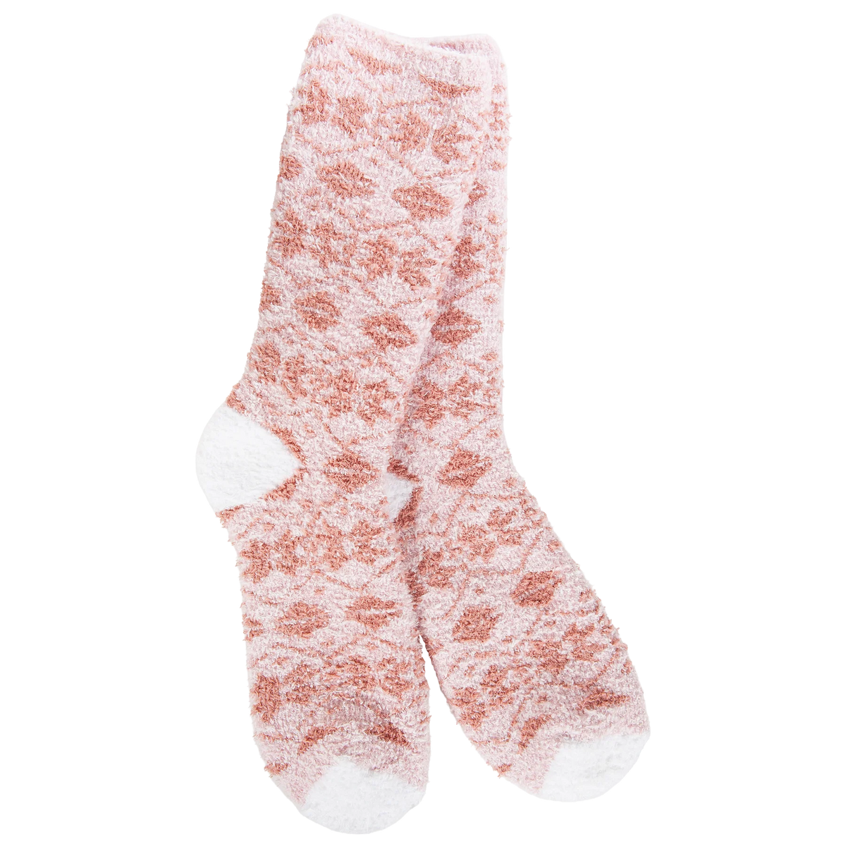 World's Softest Socks Fireside Crew Winter - Mauve