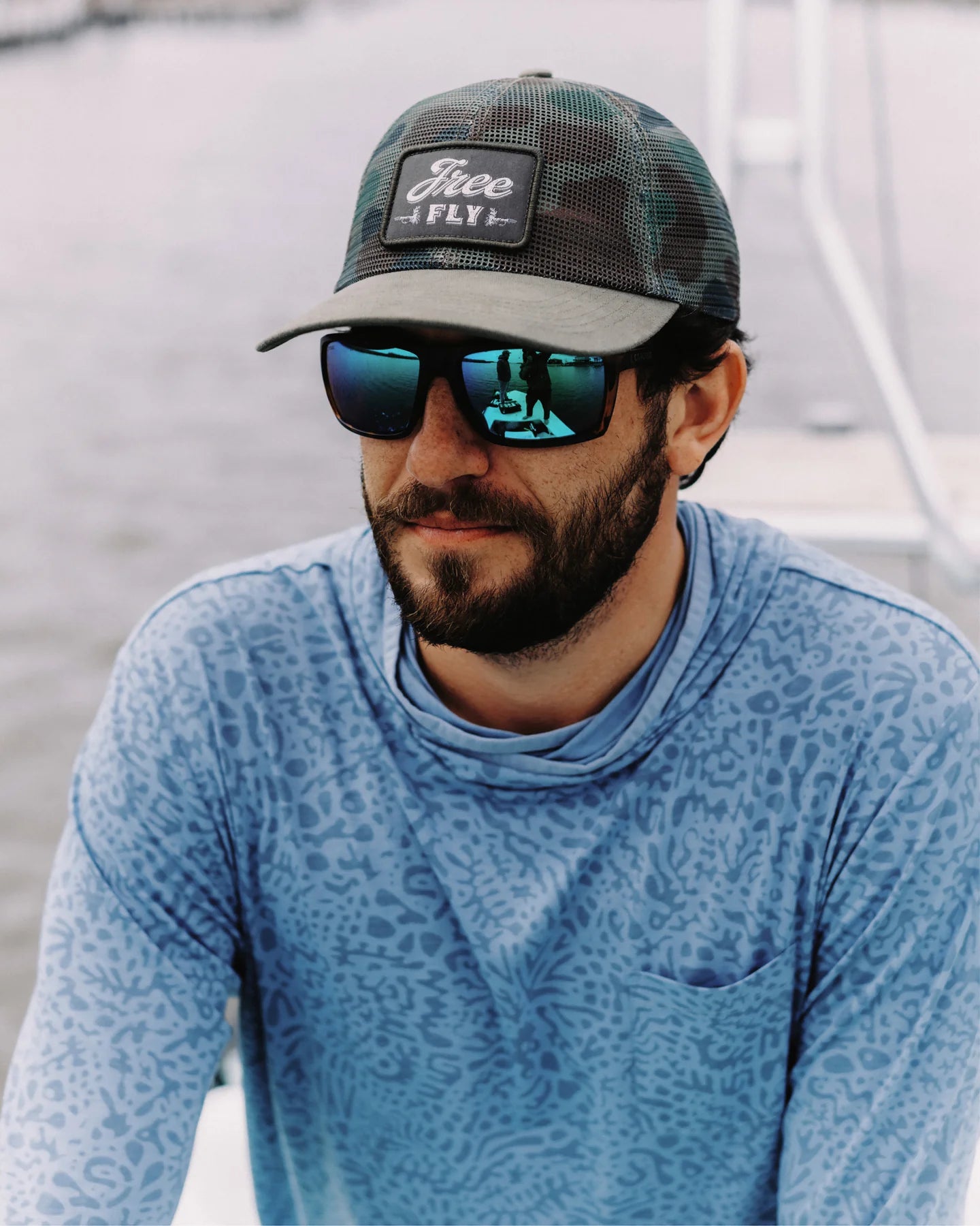 Free Fly Men's Outfitters Patch Mesh Hat