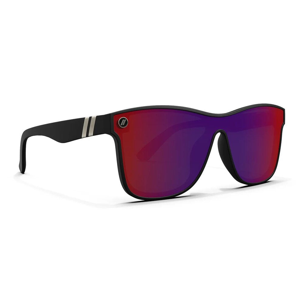 Blenders Millenia X2 Polarized Sunglasses – Crimson Night - Matte Black /Red