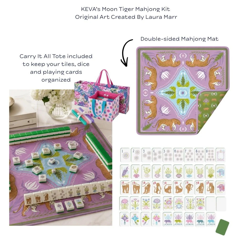 Keva Moon Tiger Mahjong Kit