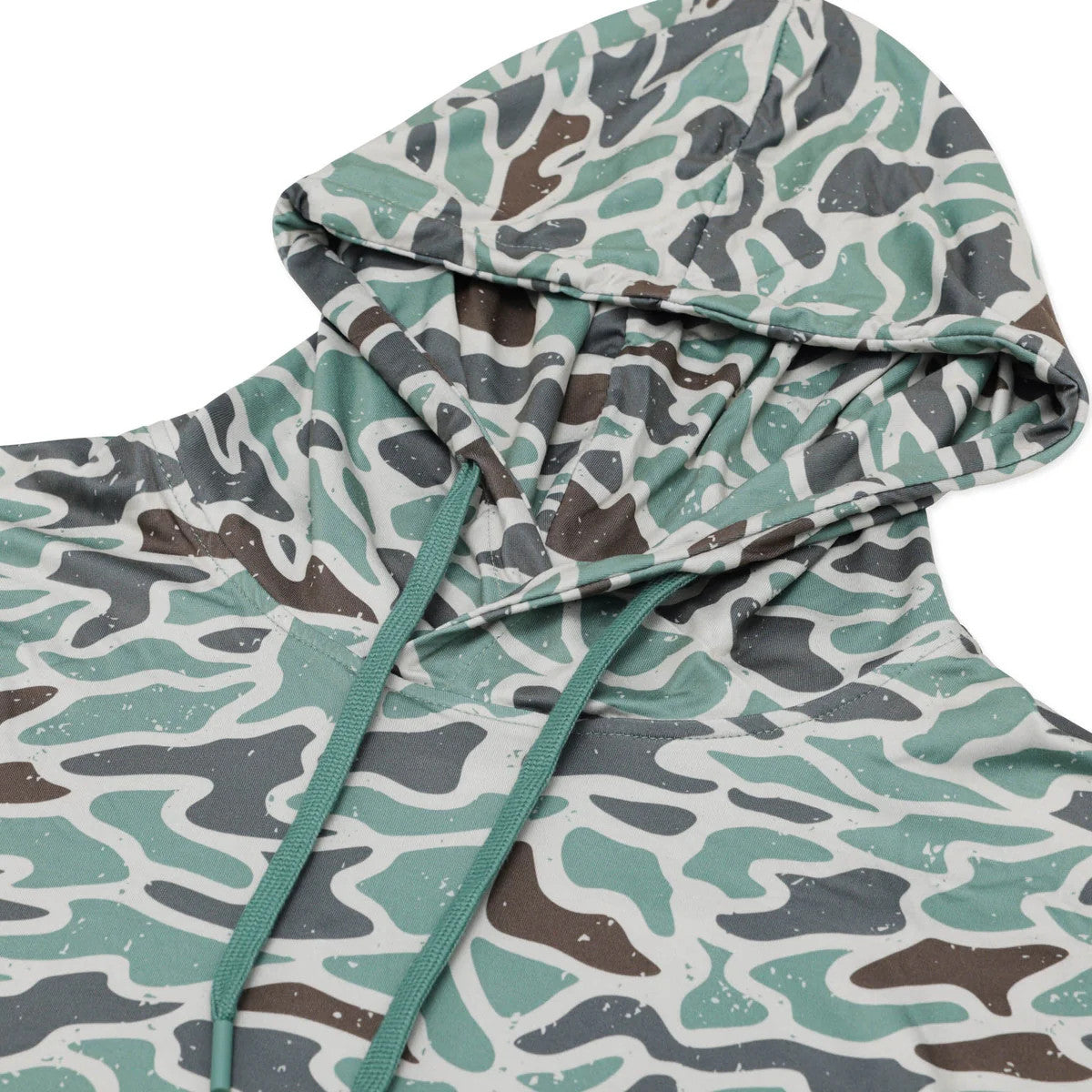 Burlebo Men's Performance Hoodie - Retro Duck Camo