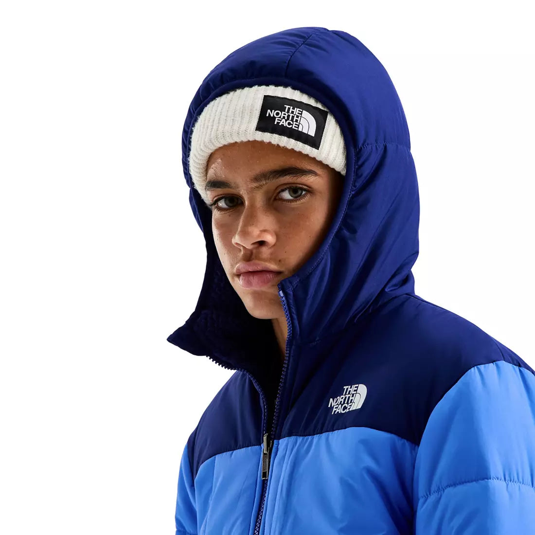 The North Face Boys' Reversible Shasta Hooded Full-Zip Jacket